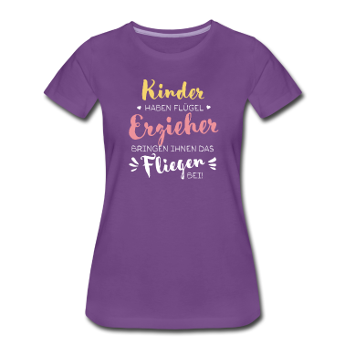 Kindergarten T-Shirt - Kinder haben Flügel - Erzieher Geschenk Kita