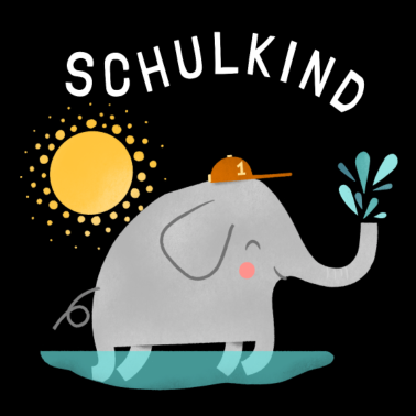 Motiv Schulkind Elephant | Schulbeginn | Geschenkidee