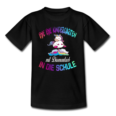 Kindergarten T-Shirt - Einhorn, Einschulung, Schulanfang, Geschenk,Schule