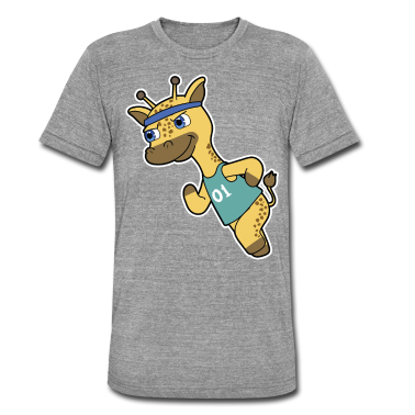 Kindergarten T-Shirt - Giraffe als Jogger beim Joggen mit Stirnband