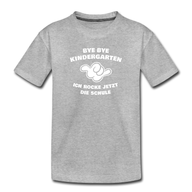 Kindergarten T-Shirt - Bye Bye Kindergarten Rock Shirt Einschulung