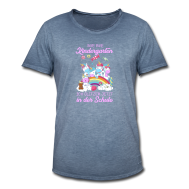 Kindergarten T-Shirt - 1. Klasse Einschulung Schulanfang Einhorn Geschenk