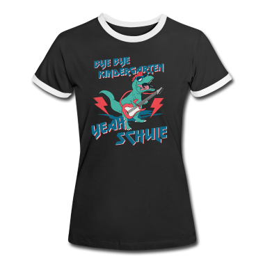 Kindergarten T-Shirt - Bye Bye Kindergarten Yeah Schule Dino Shirt