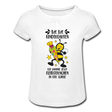 Kindergarten T-Shirt - Einschulung Biene Zuckertüte Kindergarten Schule