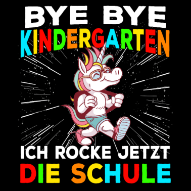 Motiv Ich rocke jetzt die Schule Schulanfang Schulkind