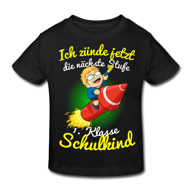 Kindergarten T-Shirt - Schulkind zündet die nächste Stufe
