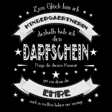 Motiv Kindergärtnerin Kindergarten Spruch