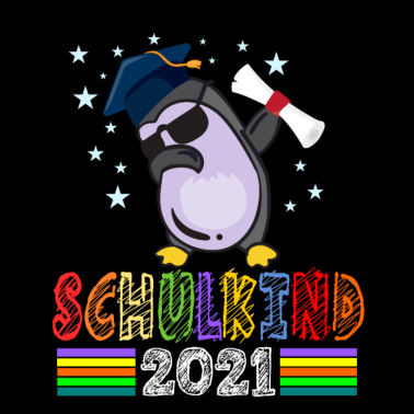 Motiv Schulkind 2021 Pinguin Einschulung Schulstart