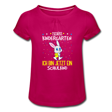 Kindergarten T-Shirt - Kindergarten Ade Ich bin jetzt ein Schulkind