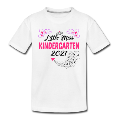 Kindergarten T-Shirt - Kindergarten Mädchen Little Miss Kindergarten 2021