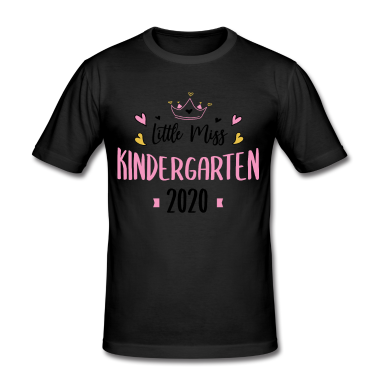 Kindergarten T-Shirt - Little Miss Kindergarten - Süßes Kita Mädchen Gesc