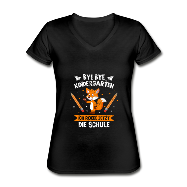 Kindergarten T-Shirt - Bye Bye Kindergarten Einschulung Fuchs Geschenk