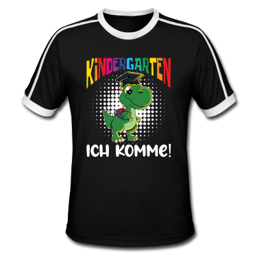 Kindergarten T-Shirt - Hallo Kindergarten ich komme T-Rex Dino