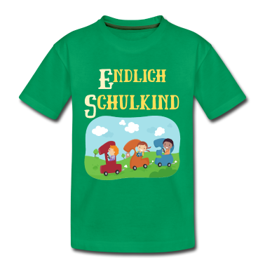 Kindergarten T-Shirt - Endlich Schulkind-Geschenkidee Einschulung