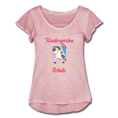 Kindergarten T-Shirt - Einschulung Einhorn Schulanfang 1.Klasse Geschenk