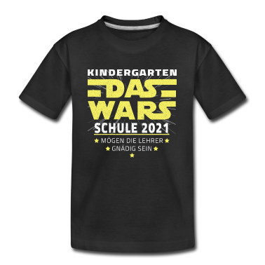 Kindergarten T-Shirt - Einschulung Kindergarten Das Wars Schule 2021