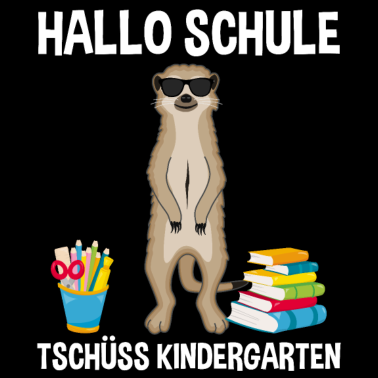 Motiv Einschulung Schulbeginn 1. Klasse Erdmännchen