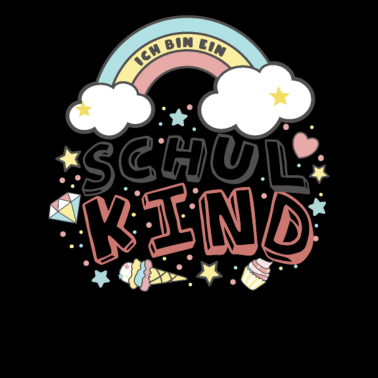 Motiv Schulkind Regenbogen 1. Klasse Einschulung