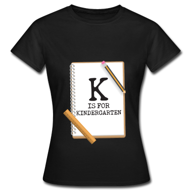 Kindergarten T-Shirt - K Is For Kindergarten Note Pad