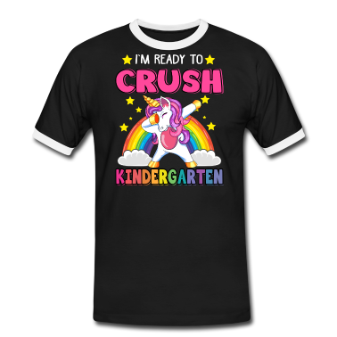 Kindergarten T-Shirt - Im Ready To Crush Kindergarten Mädche Einhorn