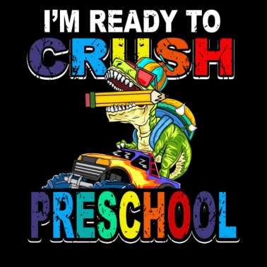 Motiv Im Ready To Crush Kindergarten Monster Truck Dino