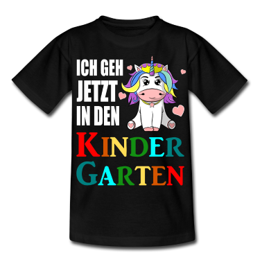 Kindergarten T-Shirt - Kindergarten Mädchen Einhorn Geschenk