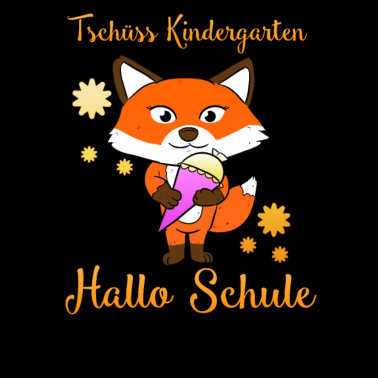 Motiv Tschüss Kindergarten Hallo Schule Einschulung
