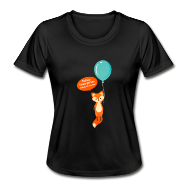 Kindergarten T-Shirt - Einschulung, Tschüss Kindergarten, Fuchs Ballon