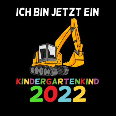 Motiv Kindergarten Kind Schulkind Bagger 2022