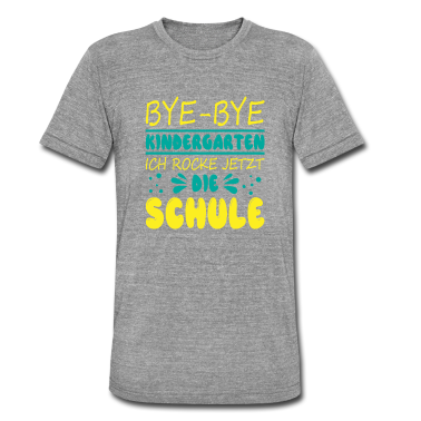 Kindergarten T-Shirt - Bye bye kindergarten Einschulung Schule Student