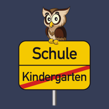 Motiv Schule Kindergarten Einschulung Eule Ortsschild
