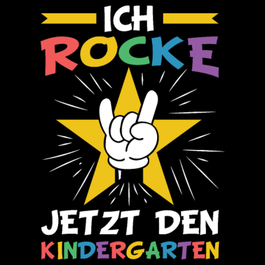 Motiv Kindergarten | Ich rocke jetzt den Kindergarten