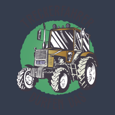 Motiv Treckerfahrer dürfen das Traktor Landwirt Geschenk