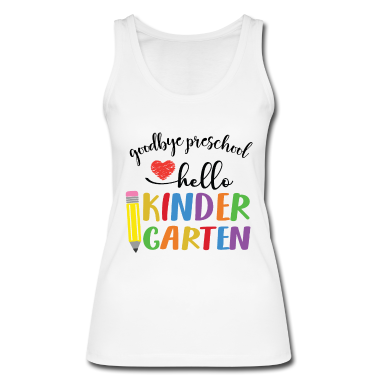 Kindergarten Tank Top - Auf Wiedersehen Kindergarten hallo Kindergarten