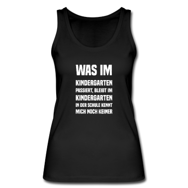 Kindergarten Tank Top - Was im Kindergarten passiert, bleibt im Kindergart