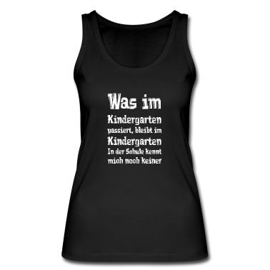 Kindergarten Tank Top - Was im Kindergarten passiert, bleibt im Kindergart