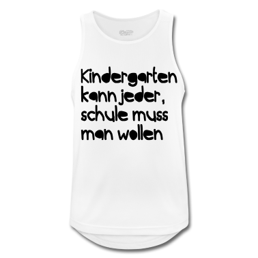Kindergarten Tank Top - Kindergarten (Spruch)