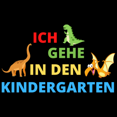 Motiv ICH GEHE IN DEN KINDERGARTEN