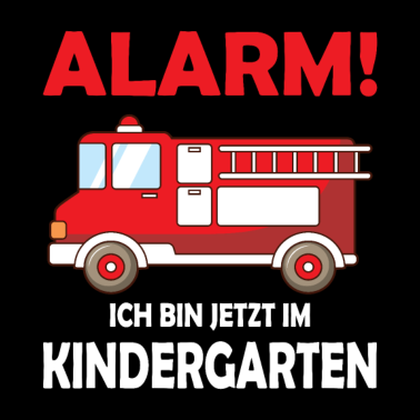Motiv Alarm Ich bin jetzt im Kindergarten