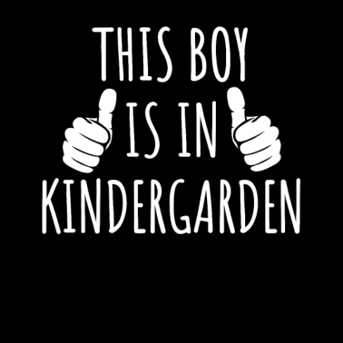 Motiv Dieser Junge ist im Kindergarten