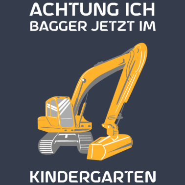 Motiv Bagger Kindergarten