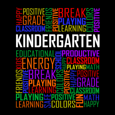 Motiv Kindergarten Wörter