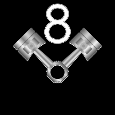 Motiv V8 alles andere ist Kindergarten