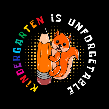 Motiv Eichhörnchen-Kindergarten Geschenk