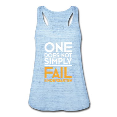 Kindergarten Tank Top - Funny Kindergarten Design Quote Fail Kindergarten
