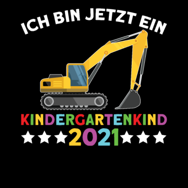 Motiv Kindergarten 2021 Kindergarten Bagger Geschenk