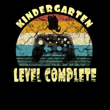 Motiv Kindergarten Level Complete Gamer Einschulung