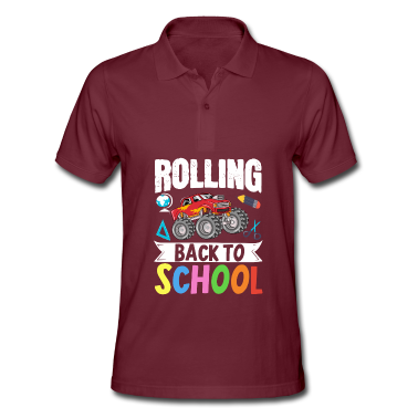 Kindergarten Poloshirt - Back To School Teacher Rolling