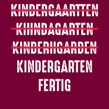 Motiv Kindergarten Kindergarten Abschluss Einschulung