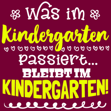 Motiv Was im Kindergarten passiert...